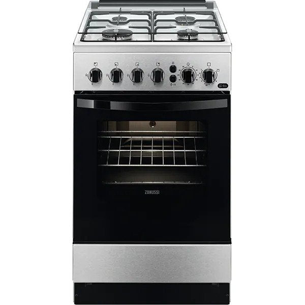 Aragaz ZANUSSI ZCG512H1XA, Gaz, 4 arzatoare, L 50 cm, Grill, Rotisor, Inox