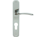 Manere Cu Sild Usa Interior Verofer Vieneta 90/235 Mm, Pentru Cilindru, Crom Lucios