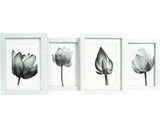 Rama Foto Multipla, Colaj 4 Poze, Alb 55x20, 8 Cm