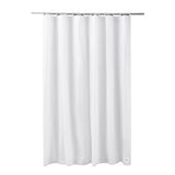 Perdea dus PVC cu 12 inele plastic, Frandis, 180x180 cm, PVC, alba