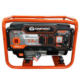Generator curent electric cu stabilizator de tensiune (AVR) Daewoo GDK3600, 8 CP, 3600 W, 225 CC, monofazic, protectie termica, senzor ulei, roti transport, 15 l benzina, 8 h autonomie maxima