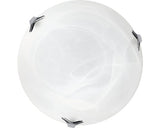Plafoniera Top Light 5504/40/cr/al E27 Max. 2x60w, Alb Alabastru/crom