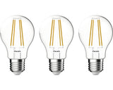 Becuri Led Verpackungsdesign E27 8w 1055 Lumeni, Glob Clar A60, Lumina Calda, 3 Bucati