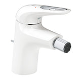 Baterie bideu Grohe Eurostyle 33565LS3 marimea S, monocomanda, 1/2'', cartus ceramic, set evacuare inclus, limitator temperatura, Alb