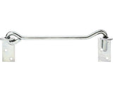 Carlig Fereastra/poarta Cu Ochi De Blocare Alberts Ø12 X 590mm, Fixare In Suruburi, Otel Zincat Galben