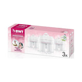 Set 3 filtre de rezerva Longlife Mg2, Bwt, Plastic, 8 x 9 cm, Transparent