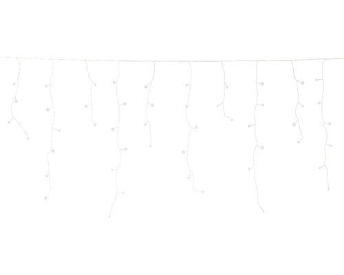 Perdea Luminoasa Interconectabila Lumineo Pentru Exterior Si Interior 250 Led-uri 735 Cm 8 Functiie Alb Rece