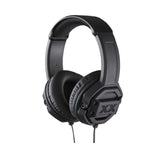 Casti audio JVC HA-MR60X, tip DJ, cu microfon, Negru