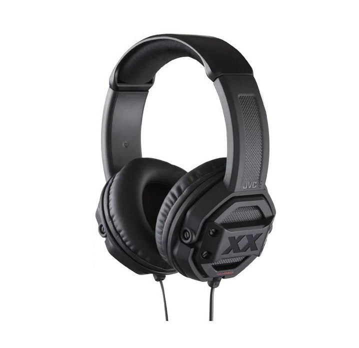 Casti audio JVC HA-MR60X, tip DJ, cu microfon, Negru