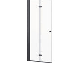 Usa dus pliabila basano Modena 90x197,5 cm sticla transparenta profil negru mat