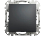 Buton Simplu Schneider Sedna Design, Antracit