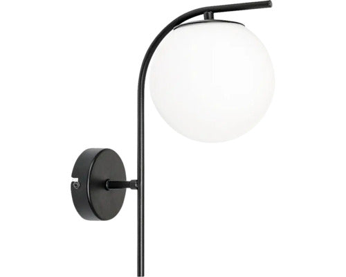 Rábalux, 71139, Ghita, Lampa de perete, neagra, IP20, E27K