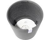 Ghiveci Ecopots Amsterdam Cu Sistem De Irigare Plastic Ø 40 Cm H 35 Cm Gri