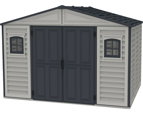 Casuta De Gradina Duramax Woodbridge Ii 320x239, 7 Cm Gri