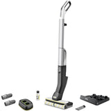 Mop electric Karcher FC 4-4 Battery Set, rezervor apa curata/murdara 400/200 ml, 2 acumulatori interschimbabili 4 V, autonomie 30 min, incarcator rapid Duo, detergent 30 ml, 1.056-400.0, Alb/Negru