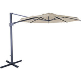 Umbrela Soluna Ardennes suspendata Ø 300 cm H 251 cm 220 g/mp ecru
