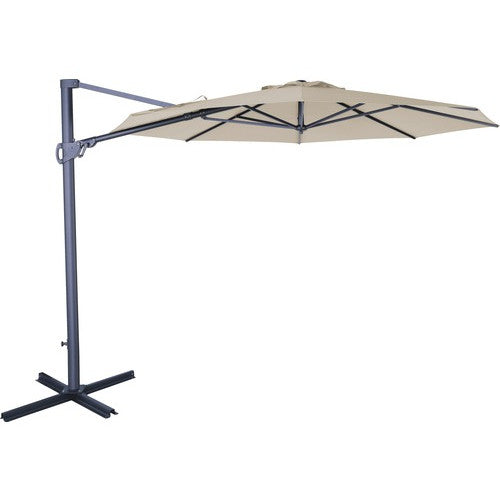Umbrela Soluna Ardennes suspendata Ø 300 cm H 251 cm 220 g/mp ecru