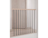 Balustrada Etaj Eureka 140x102 cm Fag cu Bare de Aluminiu