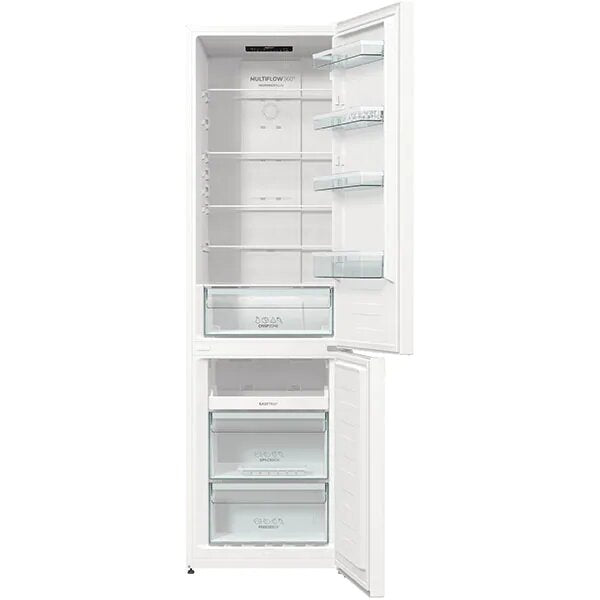 Combina frigorifica GORENJE NRK6201PW4, No Frost Plus, 331 l, H 200 cm, Clasa A+, Alb