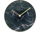 Ceas De Masa Nextime Marble Negru/auriu Ø 20 Cm