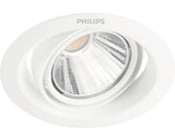 Spot LED incastrabil Philips Pomeron, 7W, 450 lm, intensitate luminoasa reglabila, lumina neutra (4000K), IP20