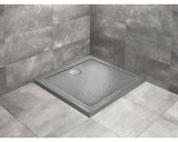 Cadita de Dus Patrata Radaway Doros C, 90x90x4,5 cm, Acril, SDRC9090-01-64S, Antracit