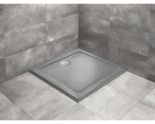 Cadita de Dus Patrata Radaway Doros C, 90x90x4,5 cm, Acril, SDRC9090-01-64S, Antracit