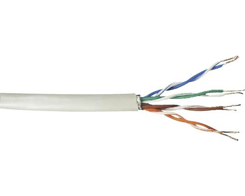 Cablu Retea Date Ftp Cat 5e 4x2x24awg 200mhz Gri, Inel 50m, Ecranat