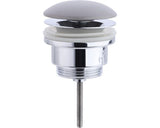 Ventil Fix De Schimb Pentru Lavoar Amion, Cu Capac Ceramic, Gri Mat