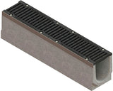 Rigola Fibrobeton VODALAND Gratar Fonta 1000x210x210 mm Scurgere Verticala D 400 Trafic Intens