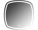 Oglinda Baie Cu Led Cordia Smooth Line 80x80 Cm Senzor Touch Ip 44