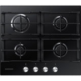Plita incorporabila Samsung NA64H3010AK/01, Gaz, 4 arzatoare, Negru