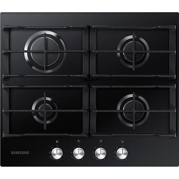 Plita incorporabila Samsung NA64H3010AK/01, Gaz, 4 arzatoare, Negru