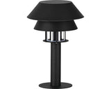 Stalp Pitic Chiappera E27 Max. 1x40w, 33 Cm, Pentru Exterior Ip65, Negru Mat