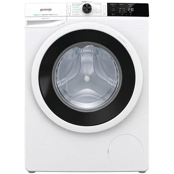 Masina de Spalat Rufe Frontala Slim GORENJE WEI72SBDS, SteamTech, 7kg, 1200rpm, Clasa B, Alb