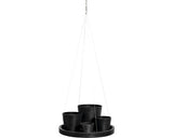 Farfurie Ecopots Cu Agatatoare Plastic Ø 36 Cm H 3 Cm Gri Inchis