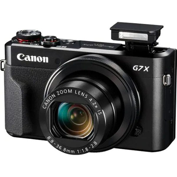 Aparat foto digital Canon PowerShot G7 X Mark II, 20.1MP, Black
