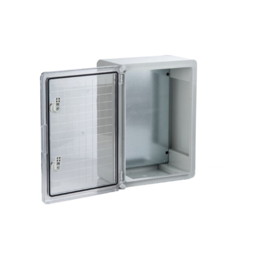 Dulap din abs, cu usa transparenta, IP65, 300x400x195 mm, Cetinkaya, Alb