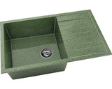 Chiuveta Bucatarie Cu O Cuva Fat Avangard 228 80x49 Cm, Cu Picurator, Reversibila, Granixit Greenwood