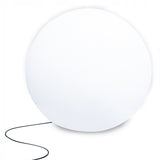 Lampa de Gradina tip Glob, Nowodvorski, Polietilena, IP44, 60 cm, E27, Alb