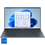 Laptop ultraportabil ASUS Zenbook 14 UX425EA cu procesor Intel® Core™ i7-1165G7, 14", Full HD, 16GB, 512GB SSD, Intel Iris Xᵉ Graphics, Windows 11 Home, Pine Grey