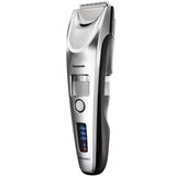 Aparat de tuns Panasonic ER-SC60-S803, lavabil, motor liniar de mare viteza, 1-20mm, 38 de trepte, design ergonomic, Li-ion, Argintiu