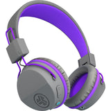 Casti on-ear JLAB JBuddies Studio Kids Wireless, Bluetooth, pentru copii, Grafit / Mov