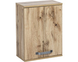 Dulap Baie Suspendat Milan 400, 1 Usa 1 Polita, PAL, 54,5x40,3 cm, Stejar Natur