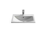 Lavoar cu Incastrare in Blat Roca Diverta, 55x42,5 cm, Alb