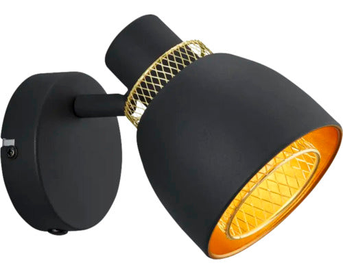 Aplica Punch E14 Max. 1x10w, Negru Mat