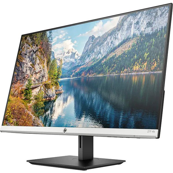 Monitor LED HP 27f 4K, 27", 4K UHD, IPS, DisplayPort, HDMI, FreeSync, 27f, 1000:1, 5ms