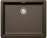 Chiuveta granit Schock Greenwich N-100L Bronze Cristadur 556 x 456 mm, adancime cuva 200 mm, montare sub blat