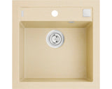 Chiuveta Bucatarie Cu O Cuva Alveus Formic 20, 52x51 Cm, Granital Beige