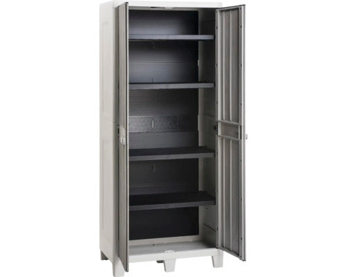 Dulap Gradina Toomax Florida Xl 78x182x46 Cm Gri
